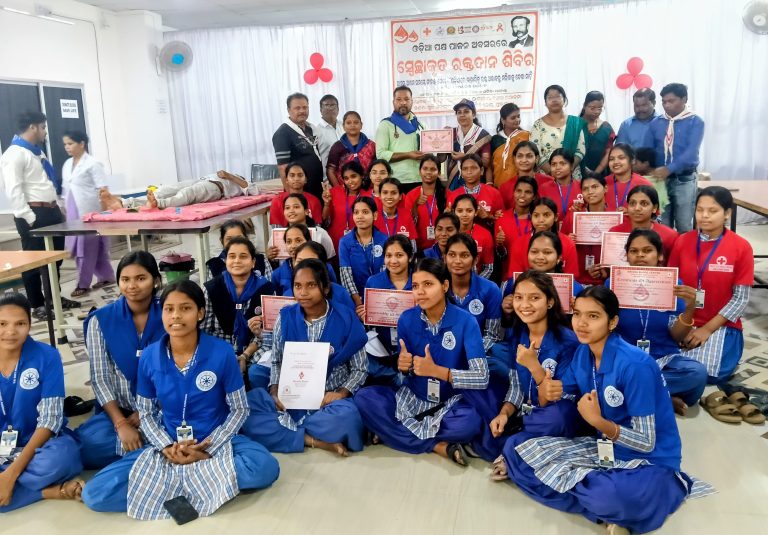ସଞ୍ଜୟ ସ୍ମୃତି ସରକାରୀ ମହିଳା ମହାବିଦ୍ୟାଳୟରେ ରକ୍ତଦାନ ଶିବିର