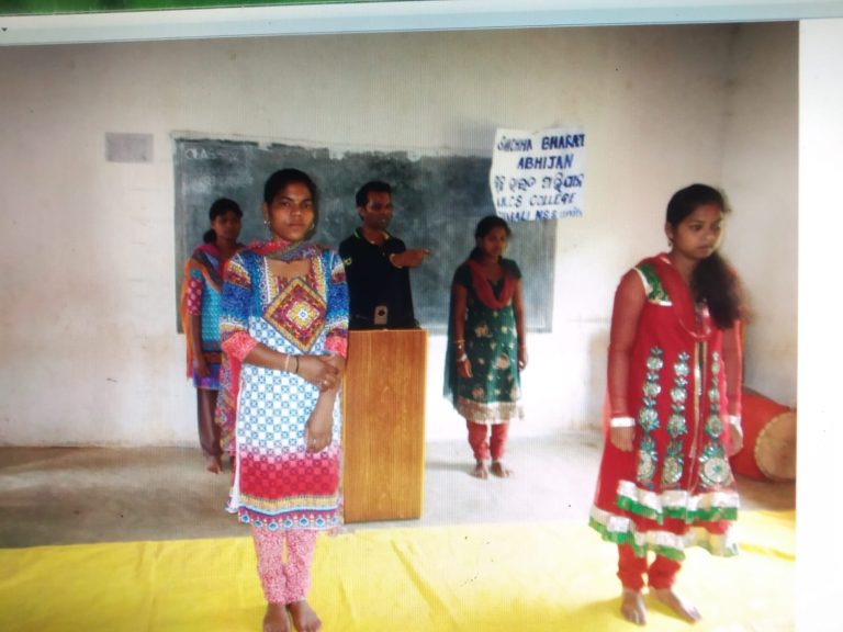 NSS CAMP IN BEHERA GAN KHAJURISAHI P. SCHOOL